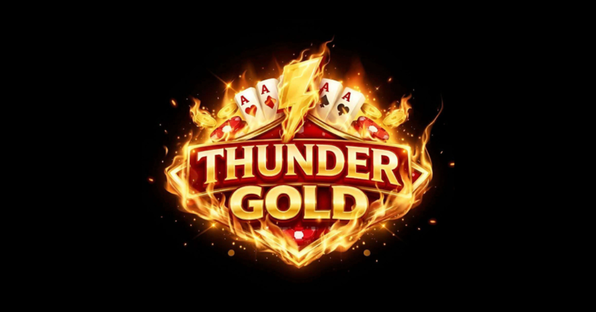 Main hero banner highlighting Thunder Gold Casino for players in the Philippines